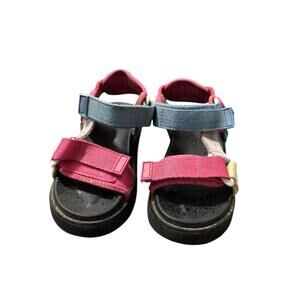Gap Kids Multicolor Sport Sandals Pink Blue Velcro Straps